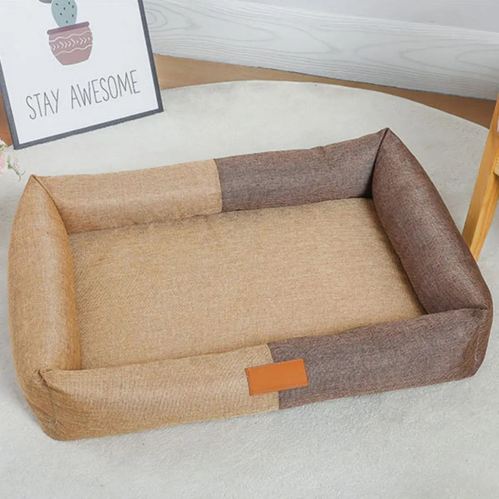 Linen pet mat, breathable and comfortable_CWMM5278