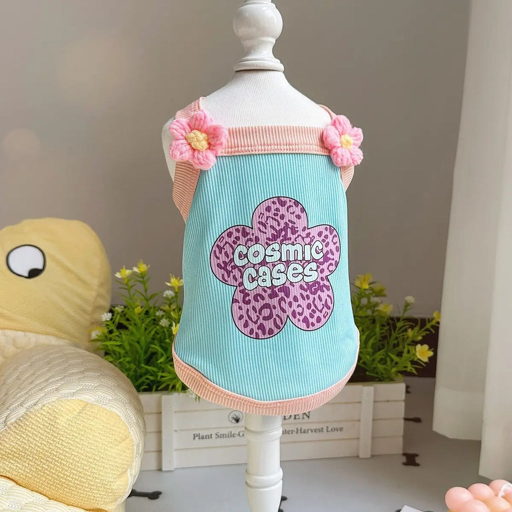 New Ins-Style Pet Vest – Breathable Ice Silk Cotton_CWMM5852