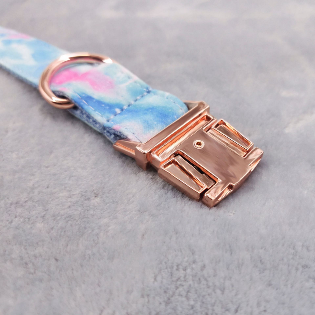 Custom Pet Collar – Rose Gold Zinc Alloy Lock_CWMM7093
