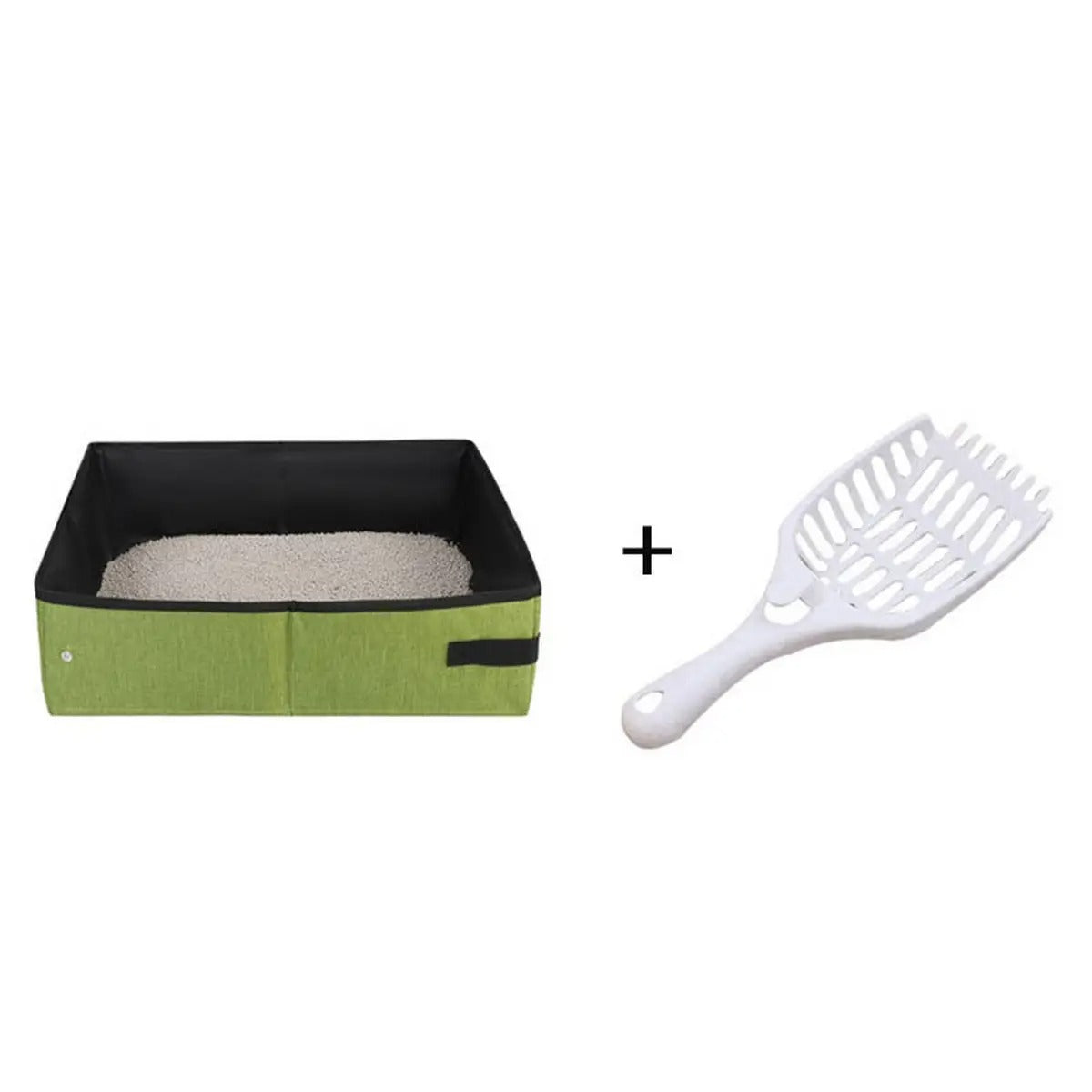 Foldable Oxford Cloth Cat Litter Box for Travel_CWMM6930