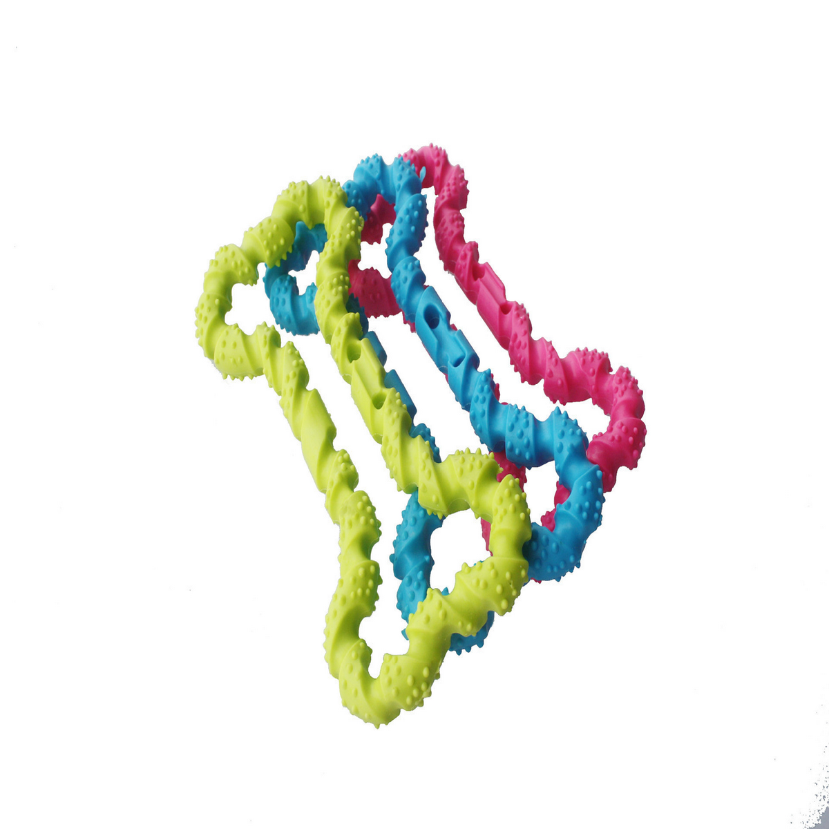 Durable Rope Bone Dog Toy for Chewing & Teeth Care_CWMM7239