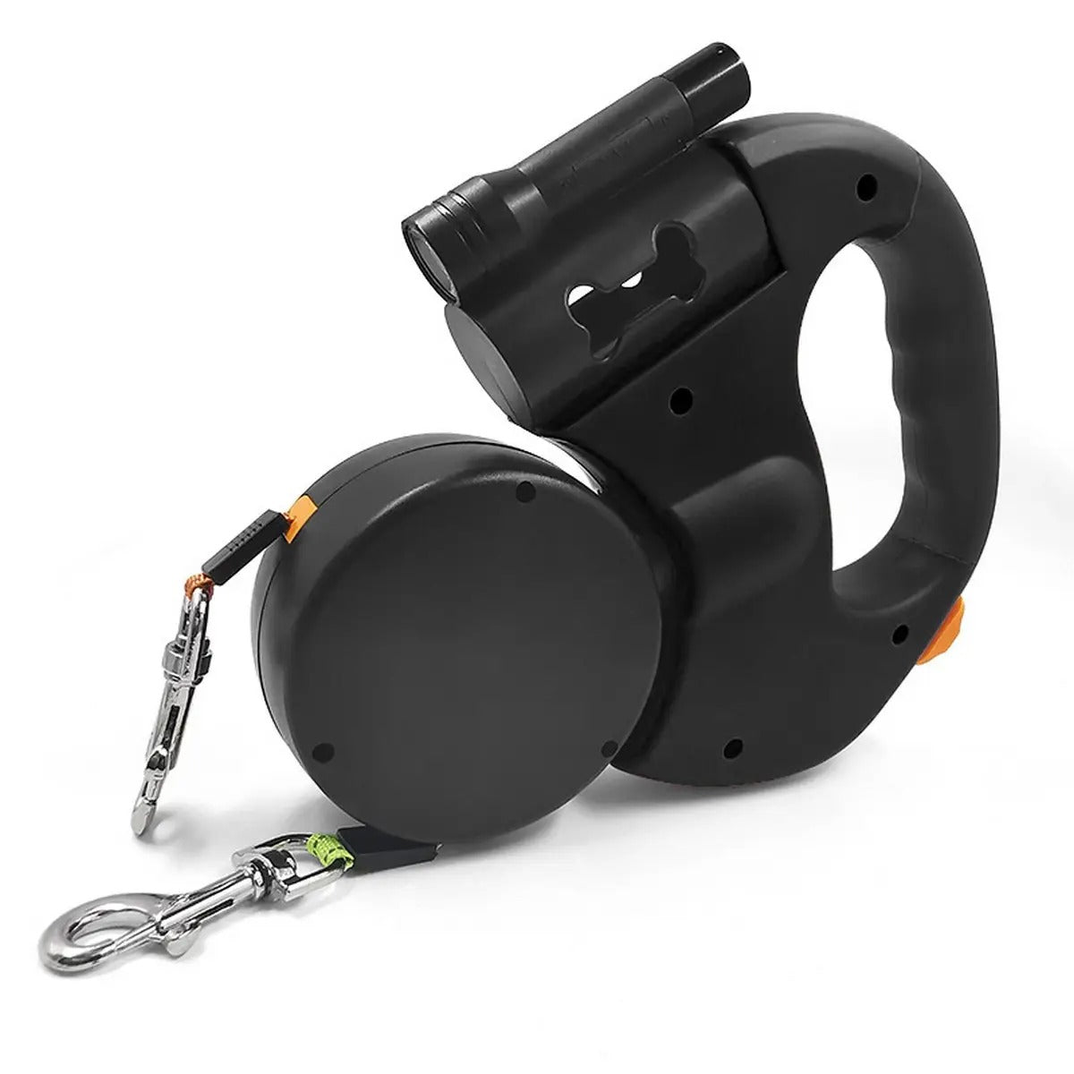 Dual Dog Retractable Leash with LED Light_CWMM6085