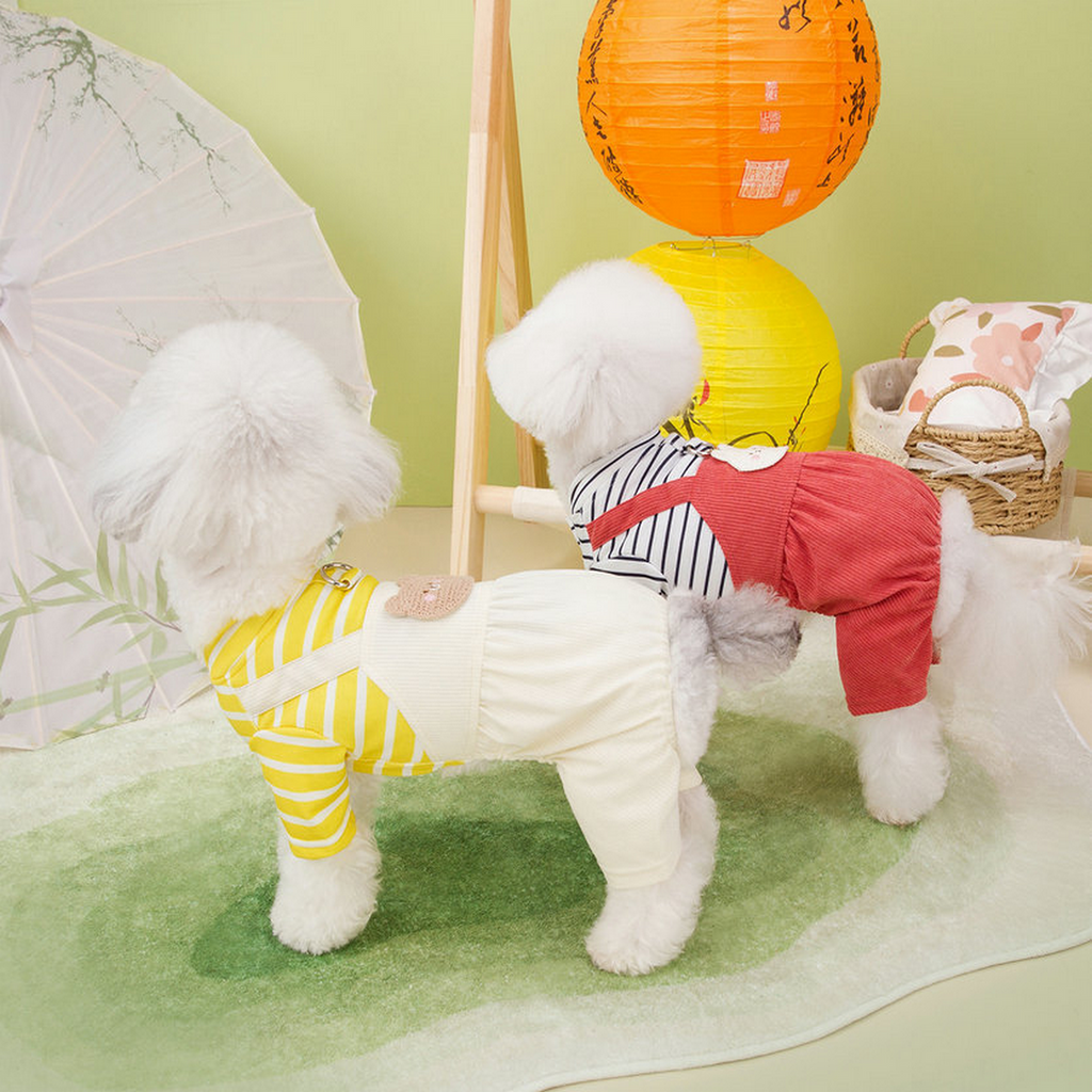 PawSuit Leash-Ready Pet Jumpsuit – Spring Wear_CWMM6985