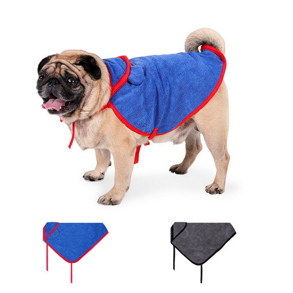 Cute Hooded Pet Bath Towel – Small Dogs & Cats_CWMM7495