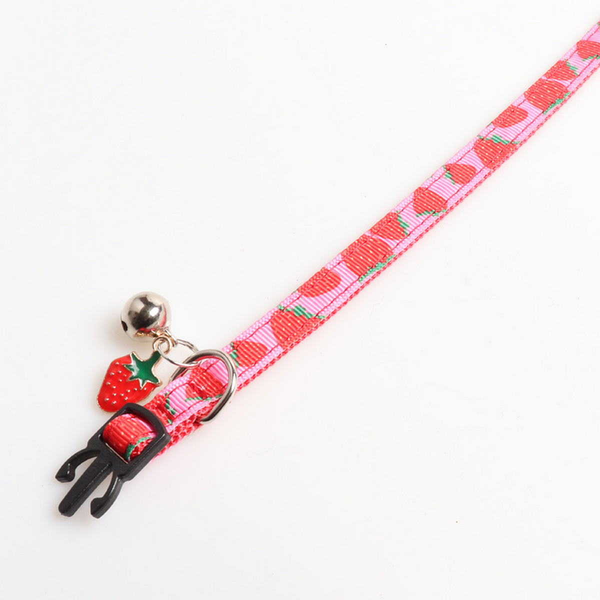 Fruit Charm Cat Collar with Bell – Woven Strap_CWMM7760