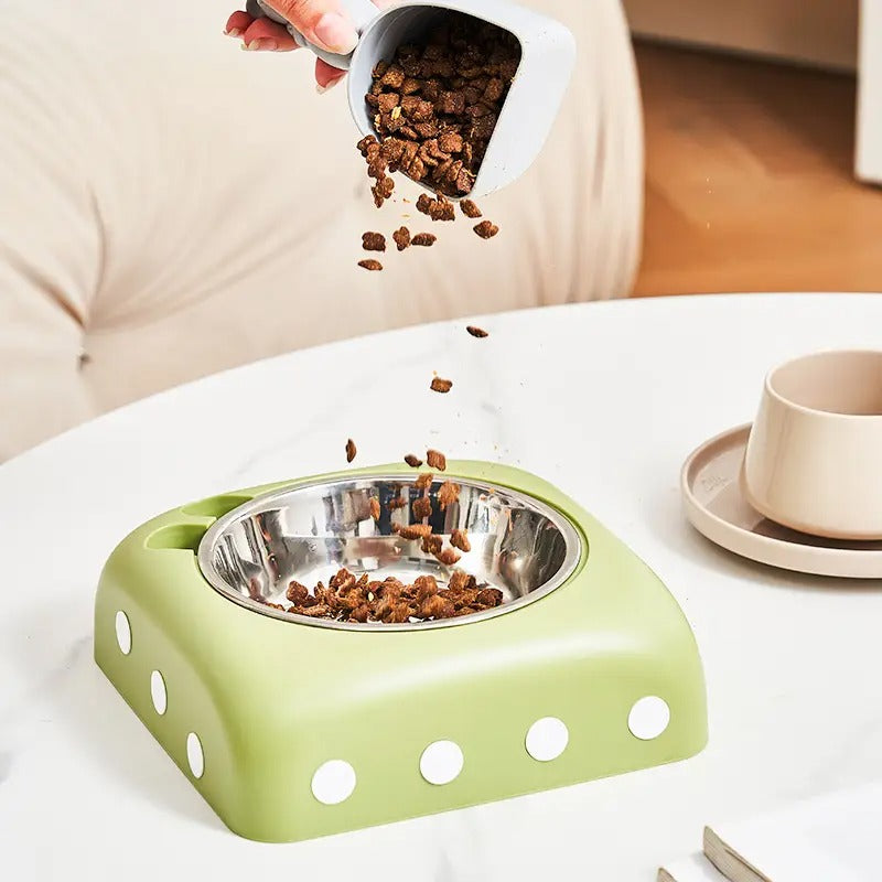 Big Dot Print Pet Bowl for Dog Cat Bowl Removable_CWMM5194