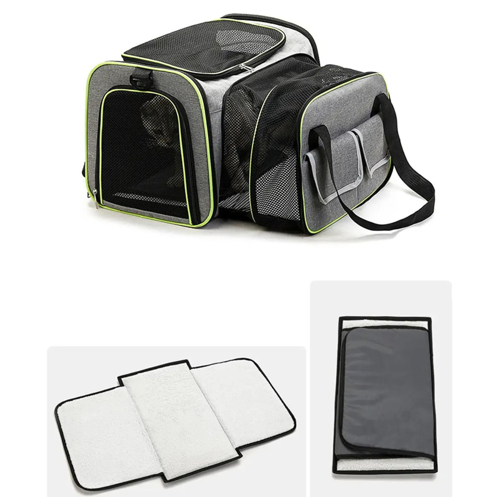 Large capacity expandable pet travel bag_CWMM5991