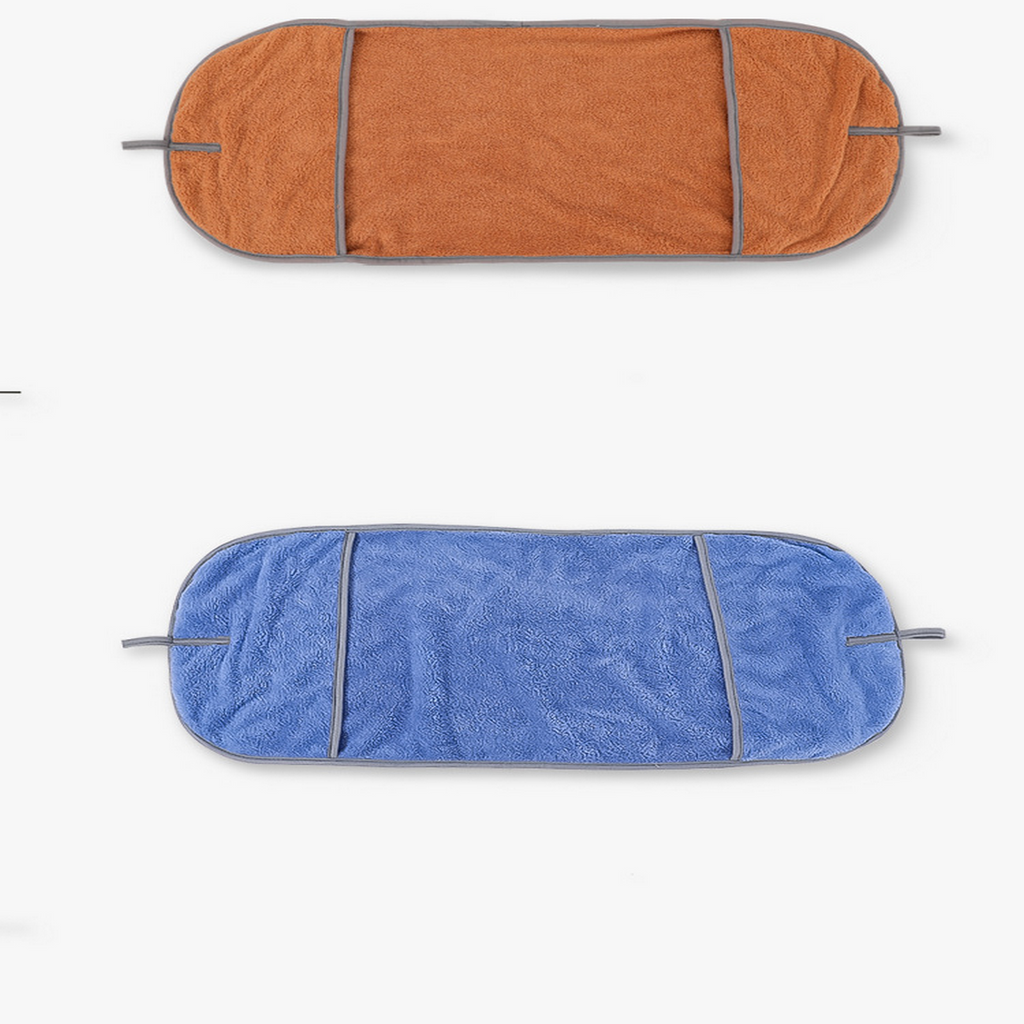 Hand Pocket Coral Fleece Pet Bath Towel_CWMM7497