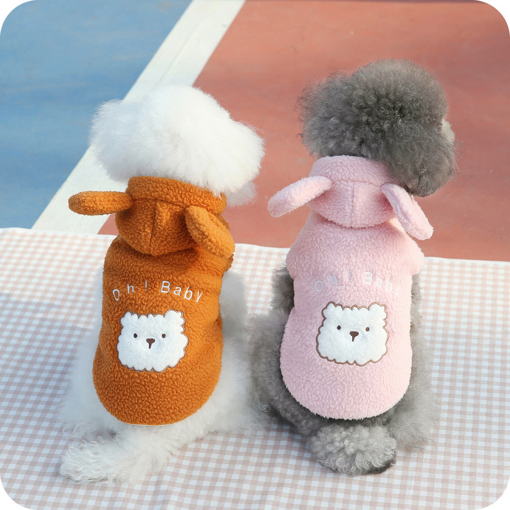Lamb Wool Pet Vest – Cozy Small Dog & Cat Outfit_CWMM7354