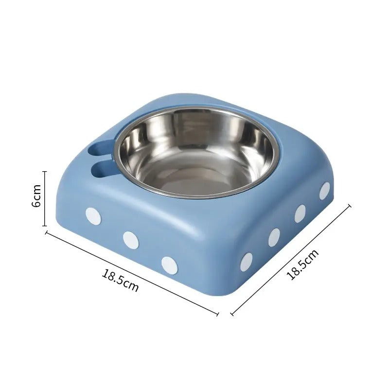 Big Dot Print Pet Bowl for Dog Cat Bowl Removable_CWMM5194