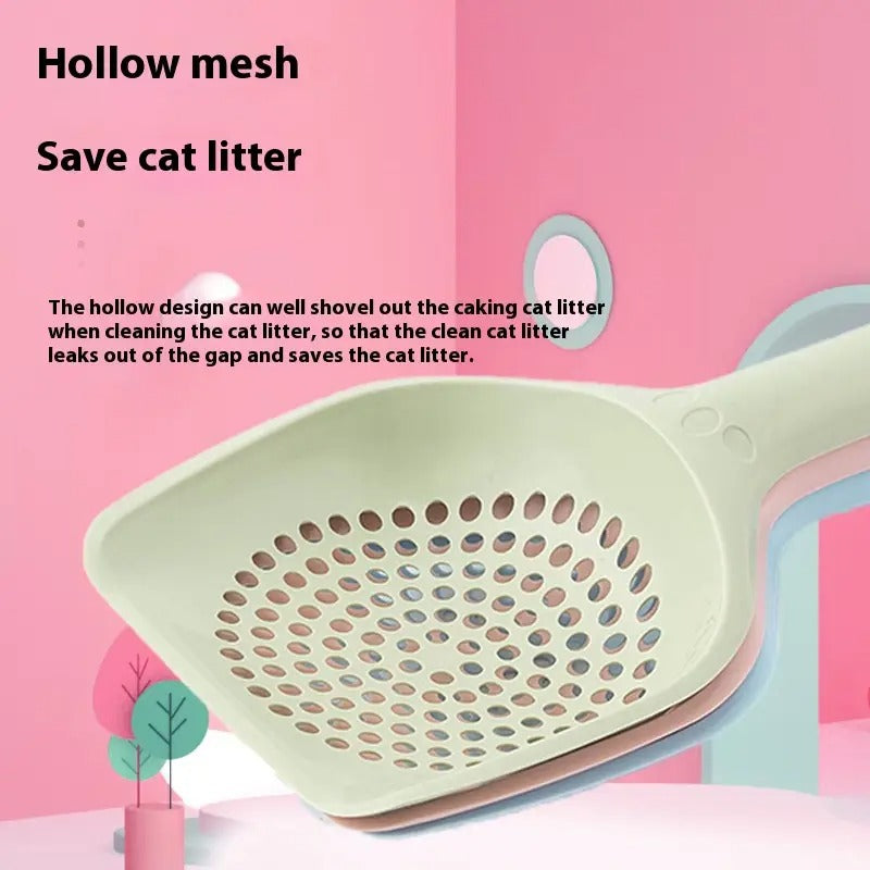 Cat Litter Scoop, Durable Plastic, Easy Cleaning_CWMM5174