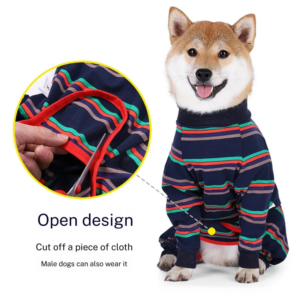 Full-Cover Elastic Dog Pajamas for Fall_CWMM7458