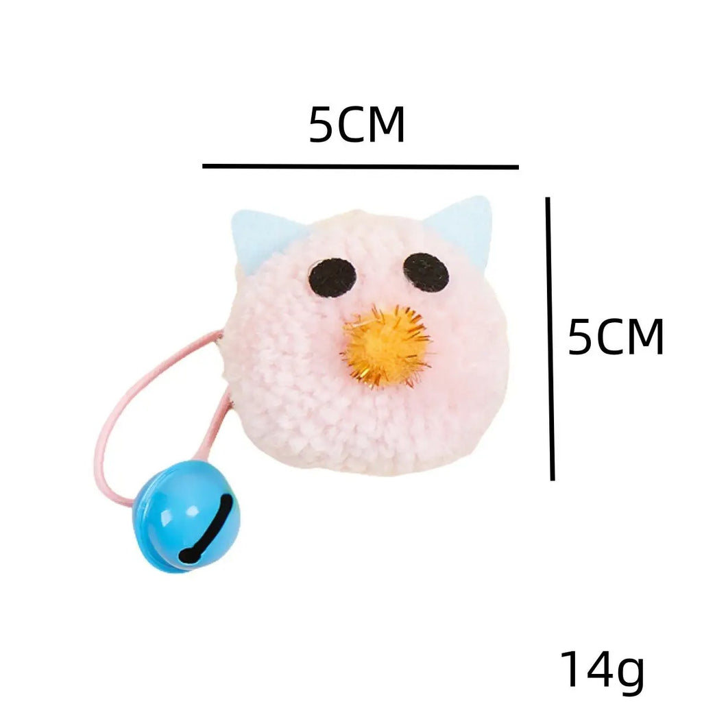 Cute Mouse Cat Toy with Bell – Fun & Self-Play_CWMM6806