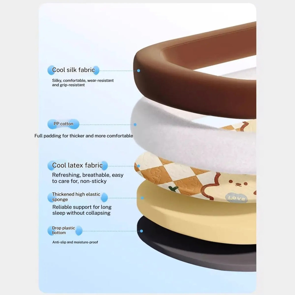 Cooling Pet Bed with Soft Tall Pillow_CWMM7048