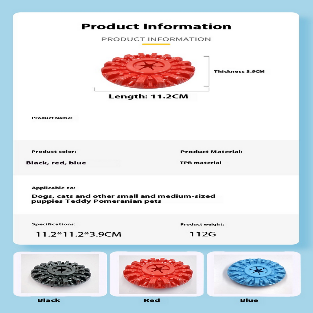 Chew Tire Toy for Dogs - Durable & Teeth Cleaning_CWMM7204