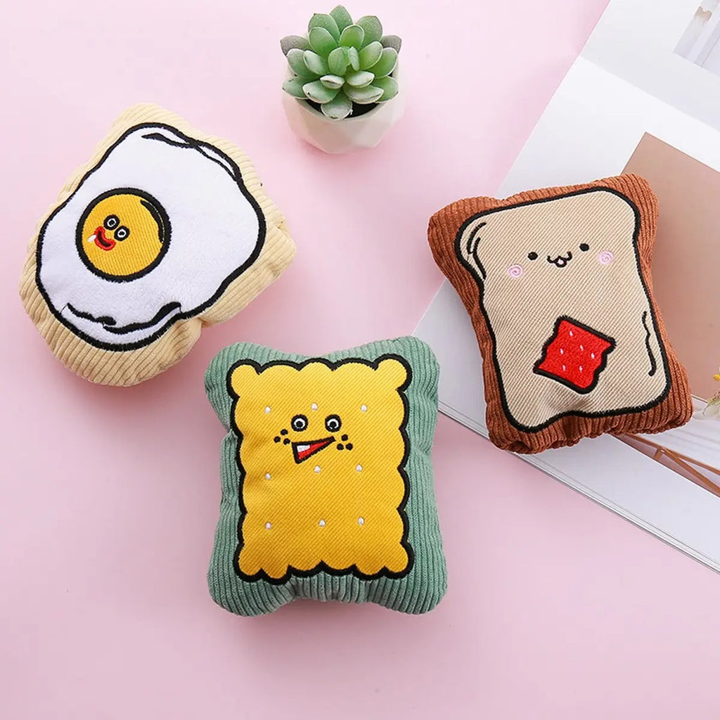 Corduroy cute companion toy, durable pet chew toy_CWMM5483