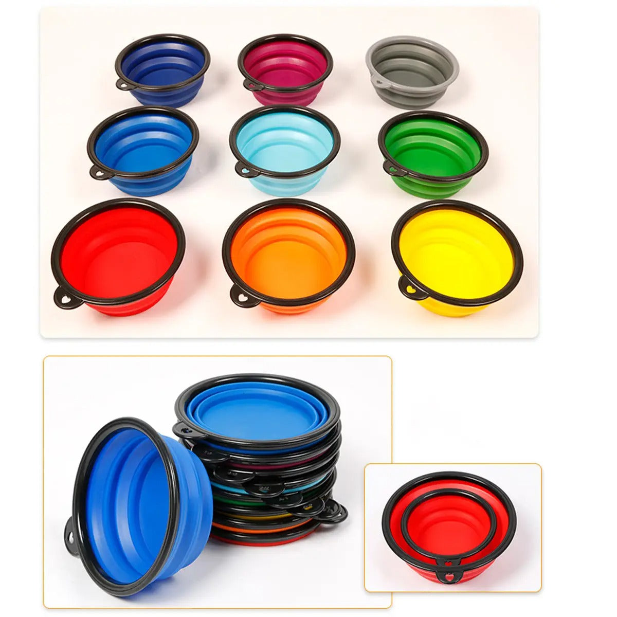 Travel Pet Bowl Collapsible Silicone Dog Feeder_CWMM6527