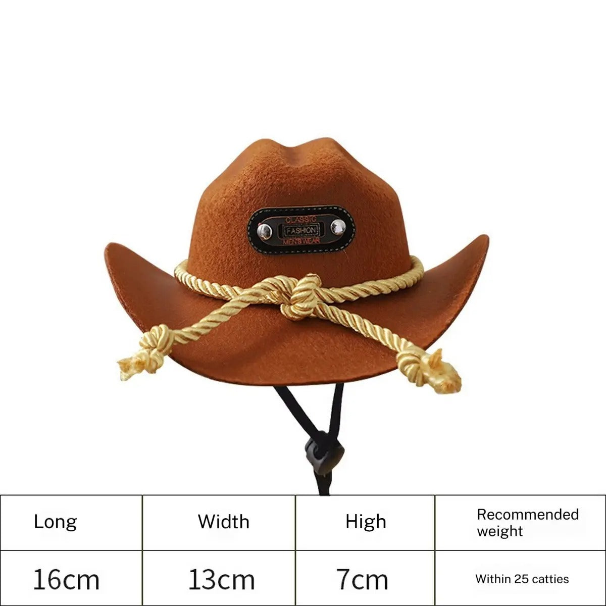 Cowboy Hat for Cats – Stylish Sun Hat for Persian_CWMM7262