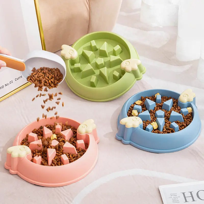 Cute Pet Slow Feeder Bowl, Anti-Choking Dog Bowl_CWMM5201