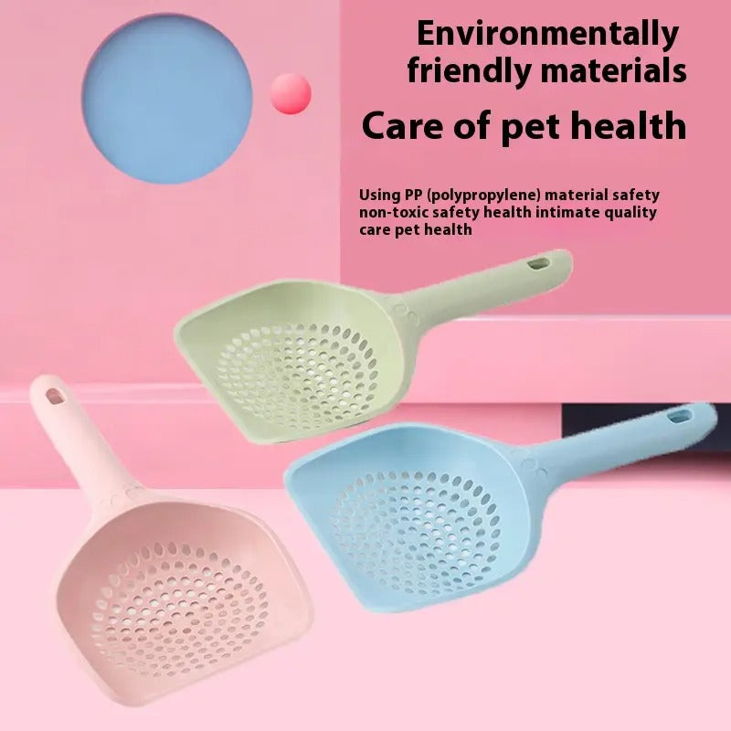 Cat Litter Scoop, Durable Plastic, Easy Cleaning_CWMM5174