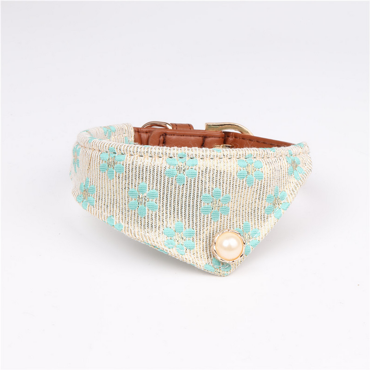 Dog Bandana Collar – PU for Small Breeds_CWMM7728