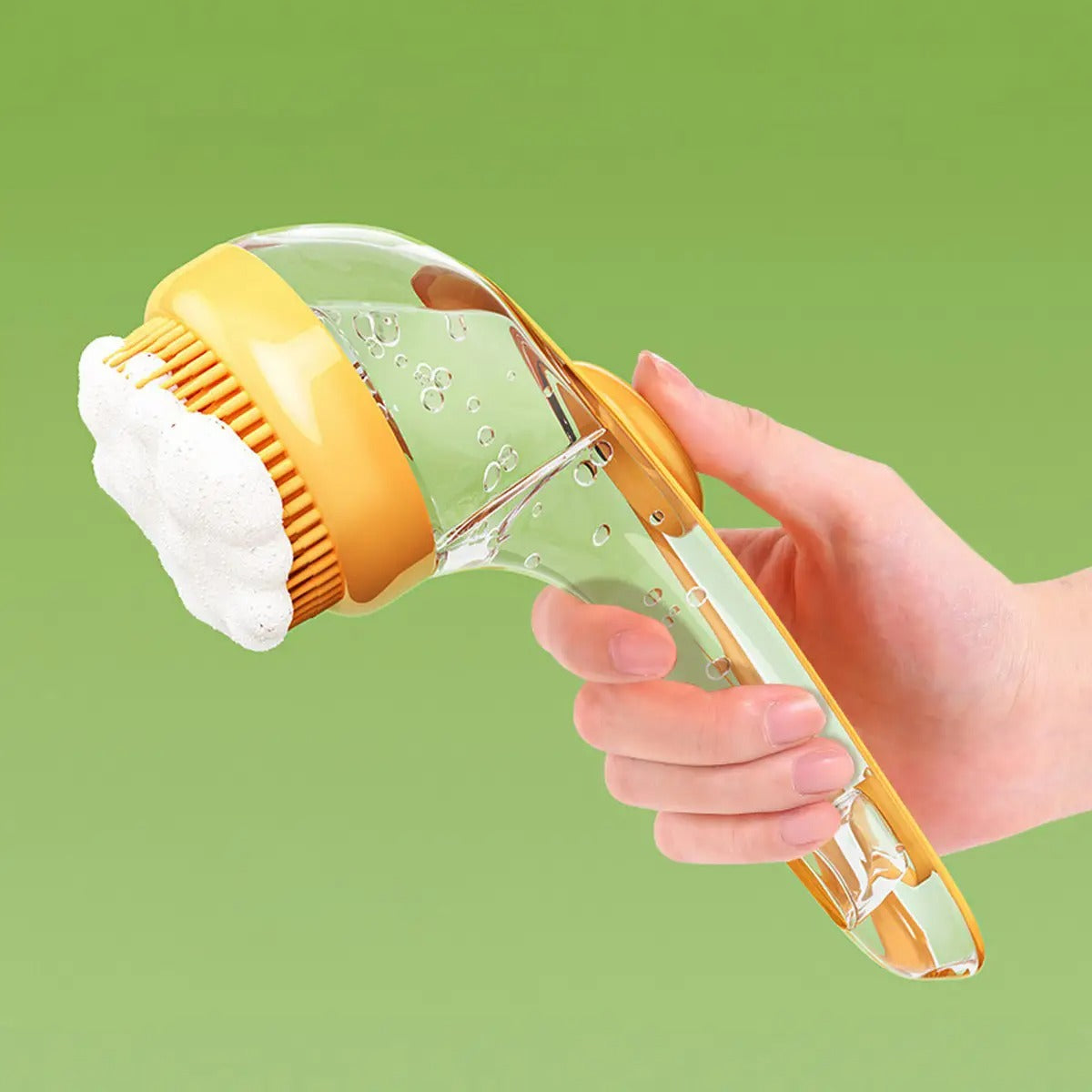 Long Handle Pet Bath Shampoo Brush Massager_CWMM6137