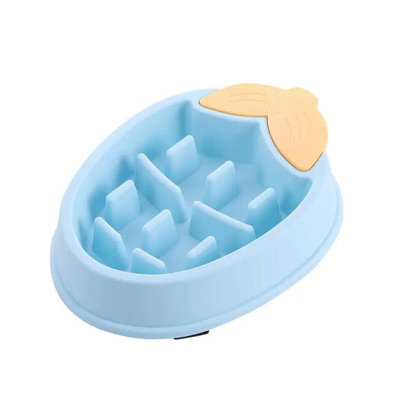 Corn-Shaped Slow Feeder Pet Bowl, Anti-Choking_CWMM5226