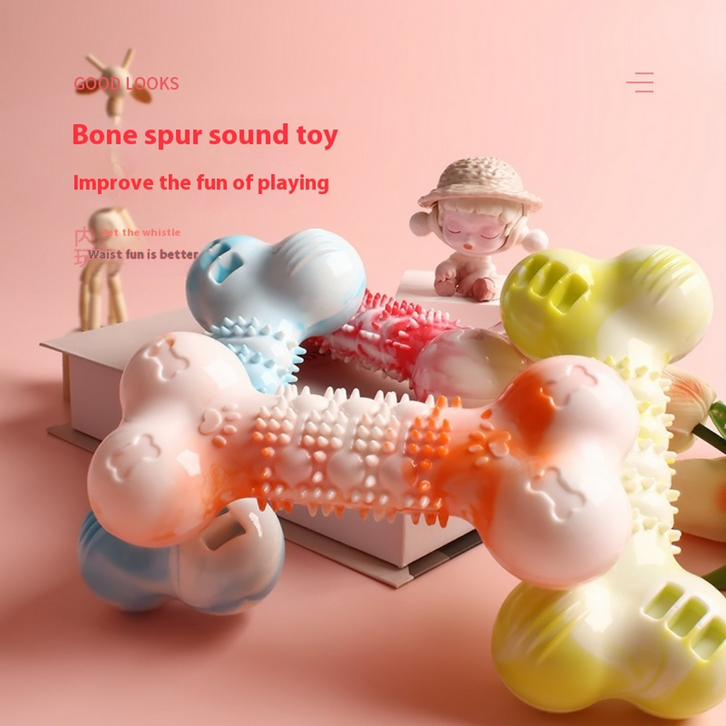 Durable Dog Chew Toy – Squeaky Bone Design_CWMM7167