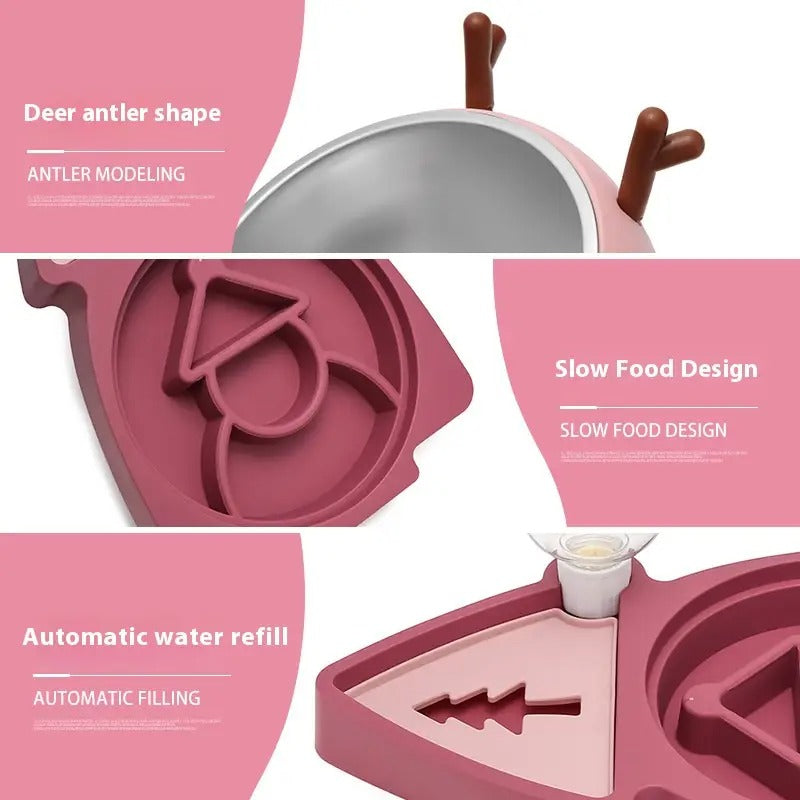 Christmas 3-in-1 Pet Bowl, Floating Water Bowl_CWMM5149