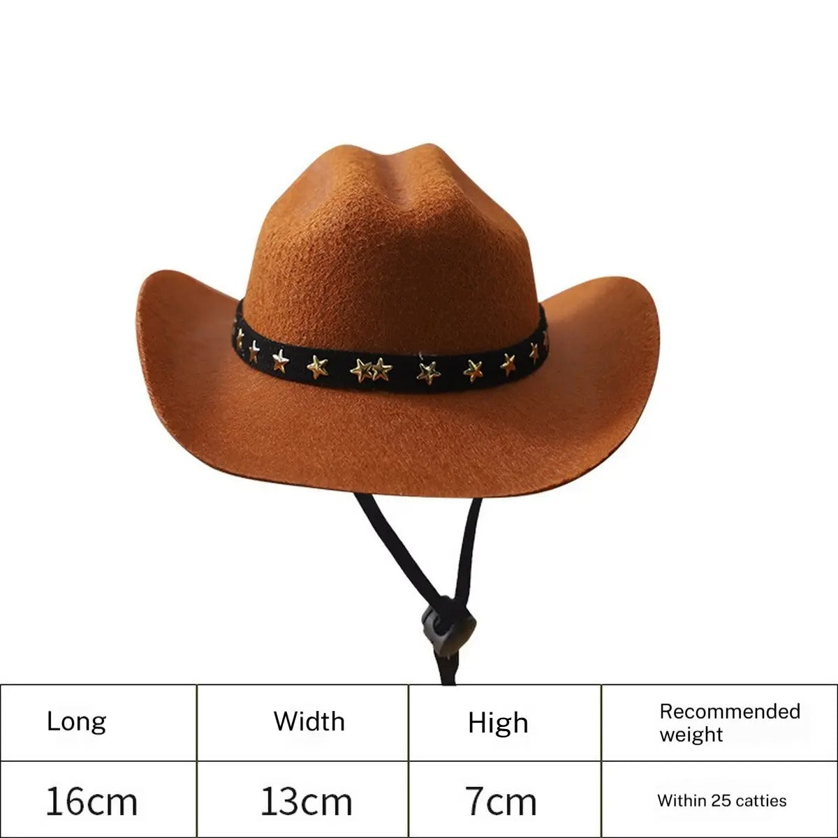 Cowboy Hat for Cats – Stylish Sun Hat for Persian_CWMM7262