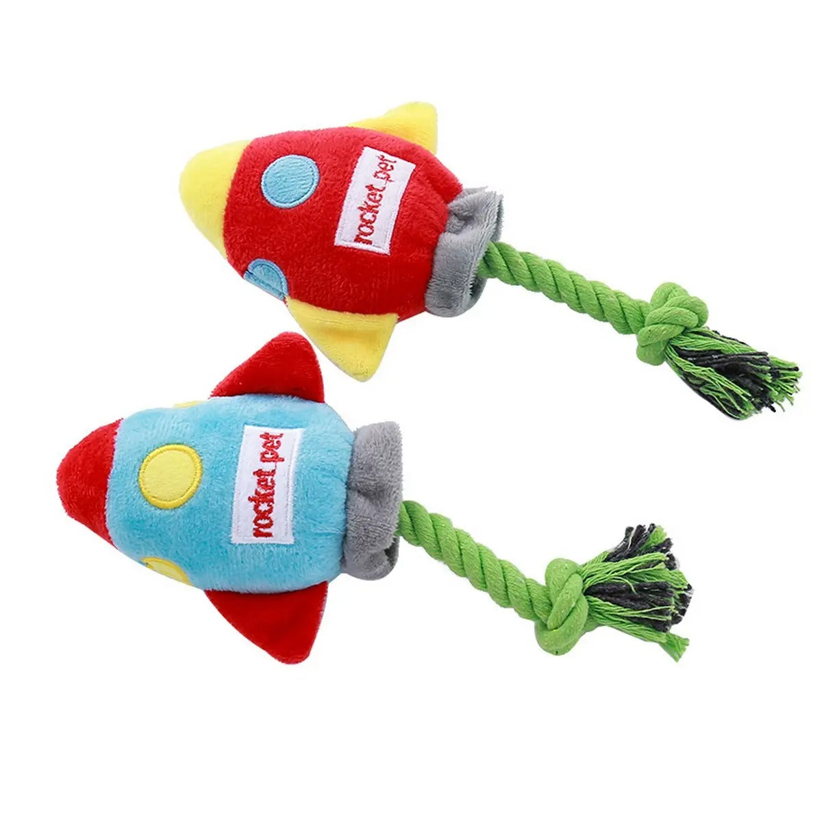 Cotton Rope Rocket Dog Toy - Playtime Companion_CWMM5424