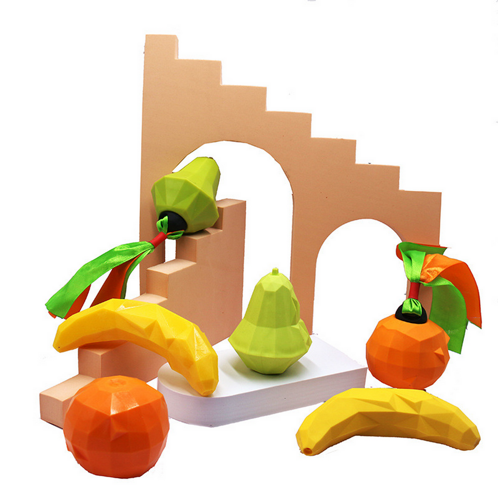 Fruit Rubber Dog Toy - Durable Chew Toy for Pets_CWMM7190