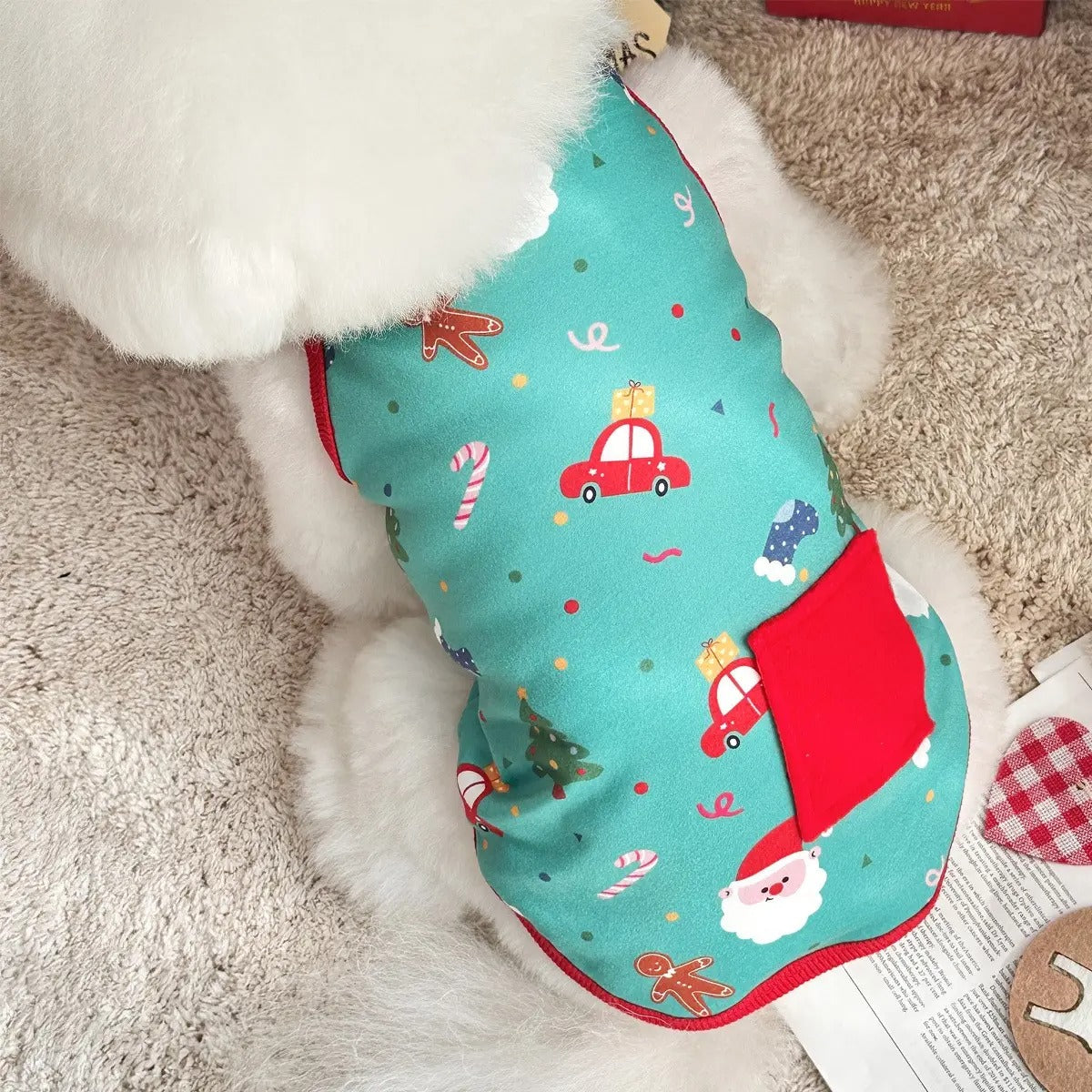 All-Season Christmas Pet Vest for Small Dogs & Cats_CWMM5860
