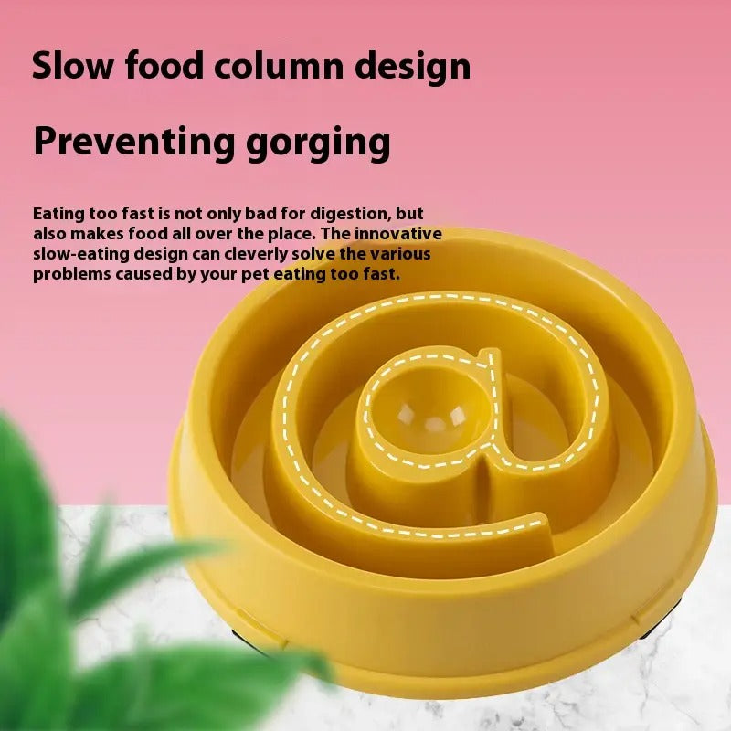 Slow Feeder Pet Dog/Cat Bowl, Anti-Choking_CWMM5229