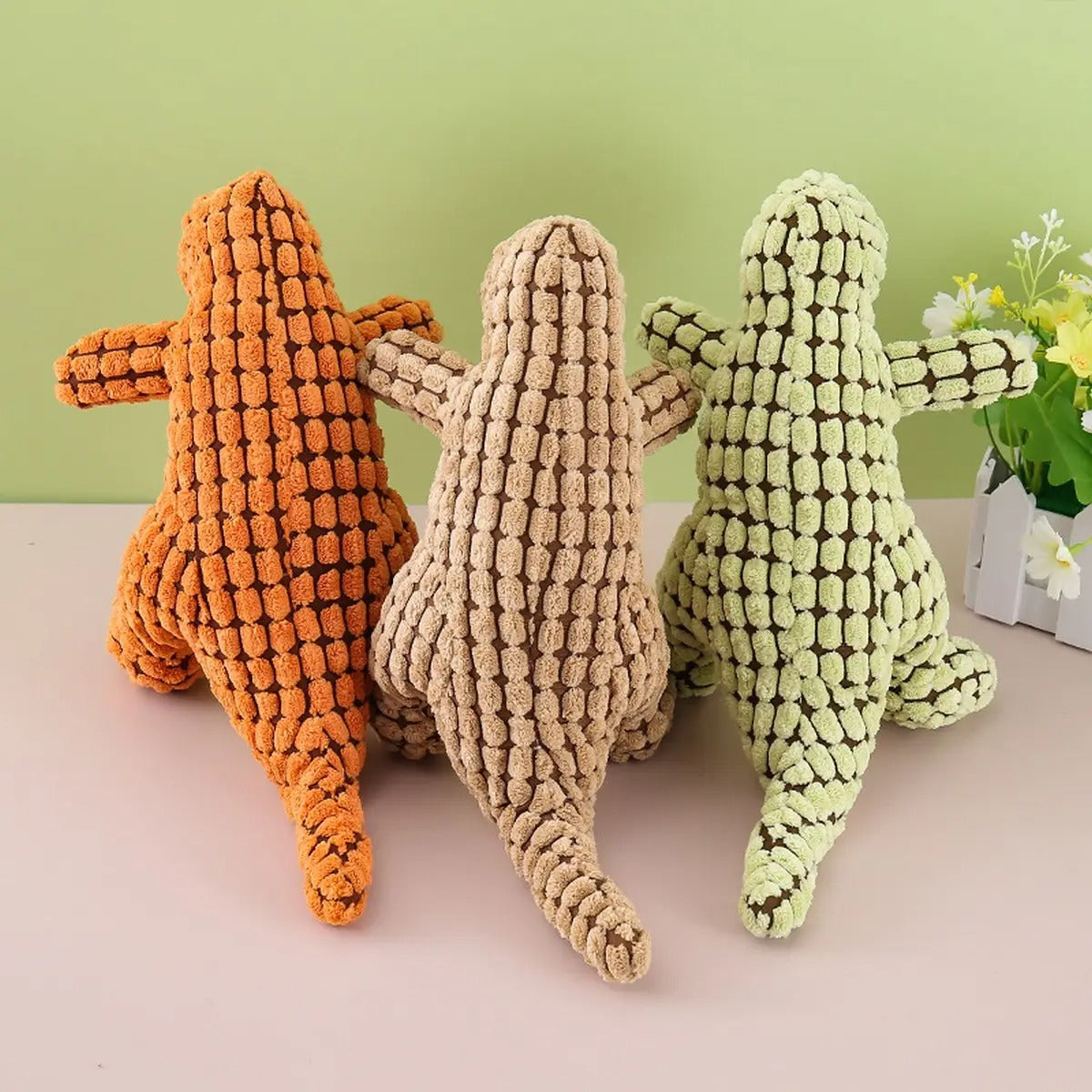 Corn Velvet Cute Dinosaur Pet Companion Toy_CWMM5430