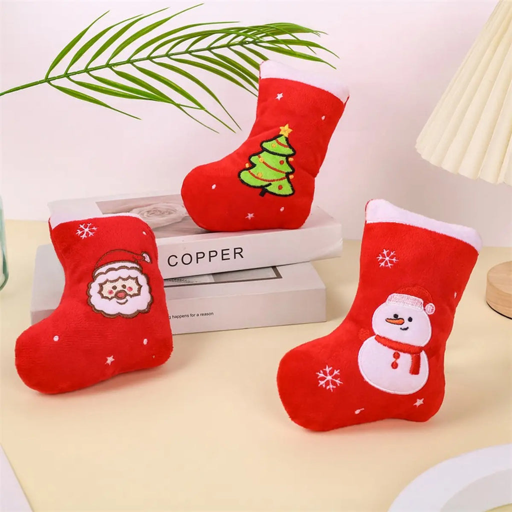 Christmas Socks Pet Toys, Dog Fun Chew Toys_CWMM5456