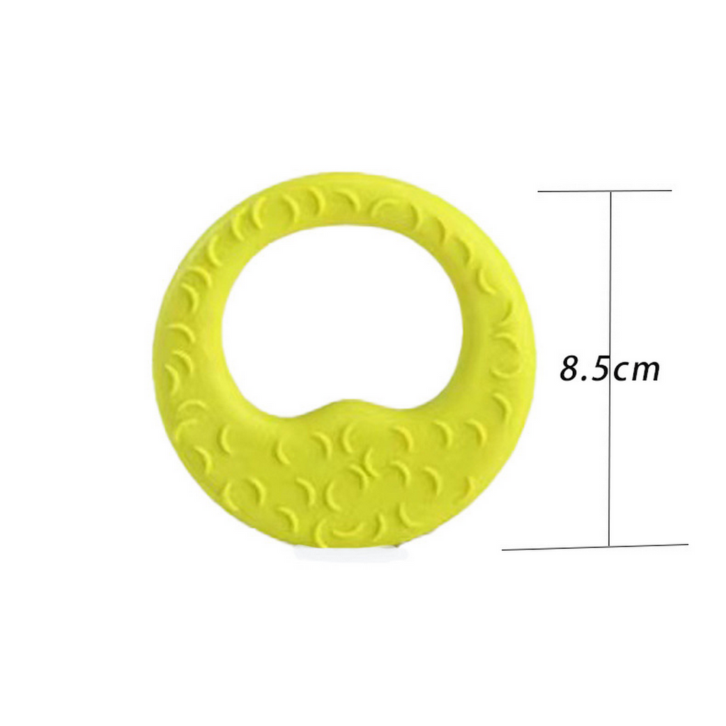 Durable TPR Moon Shape Dog Toy Candy Color Chew_CWMM7237