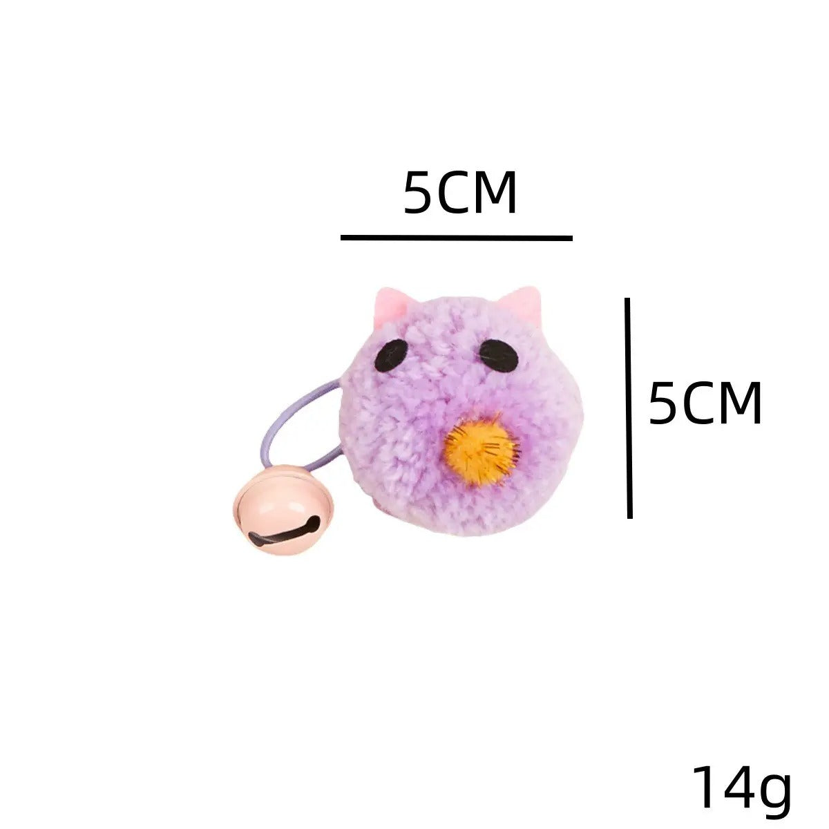 Cute Mouse Cat Toy with Bell – Fun & Self-Play_CWMM6806
