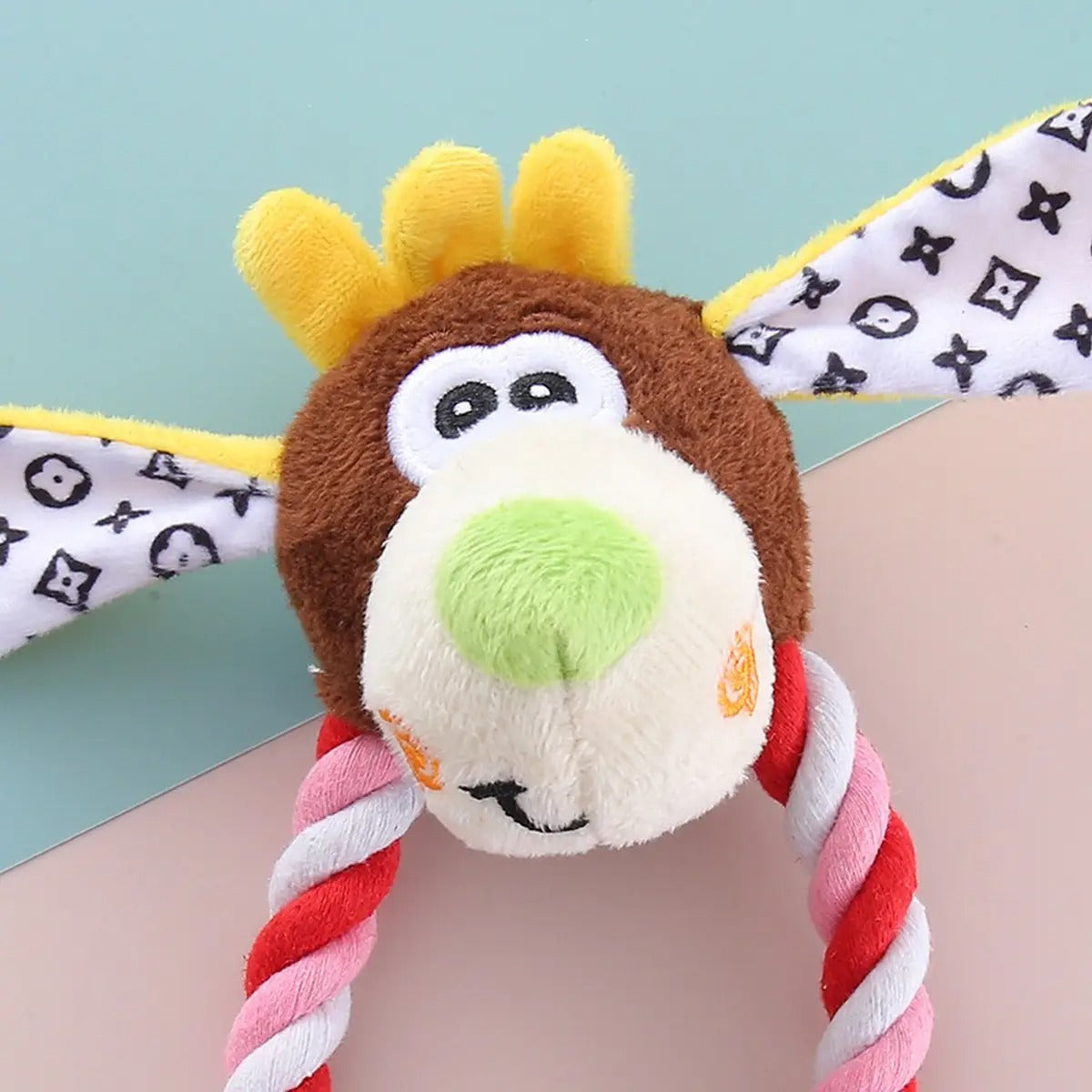 Cartoon Plush Rope Pet Chew Toy Interactive_CWMM5388