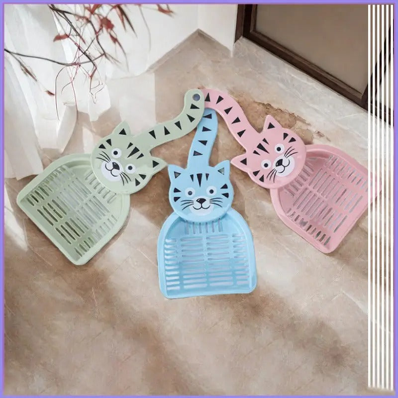 Cat Shaped Litter Scoop, Pet Cleaning Tool_CWMM5205