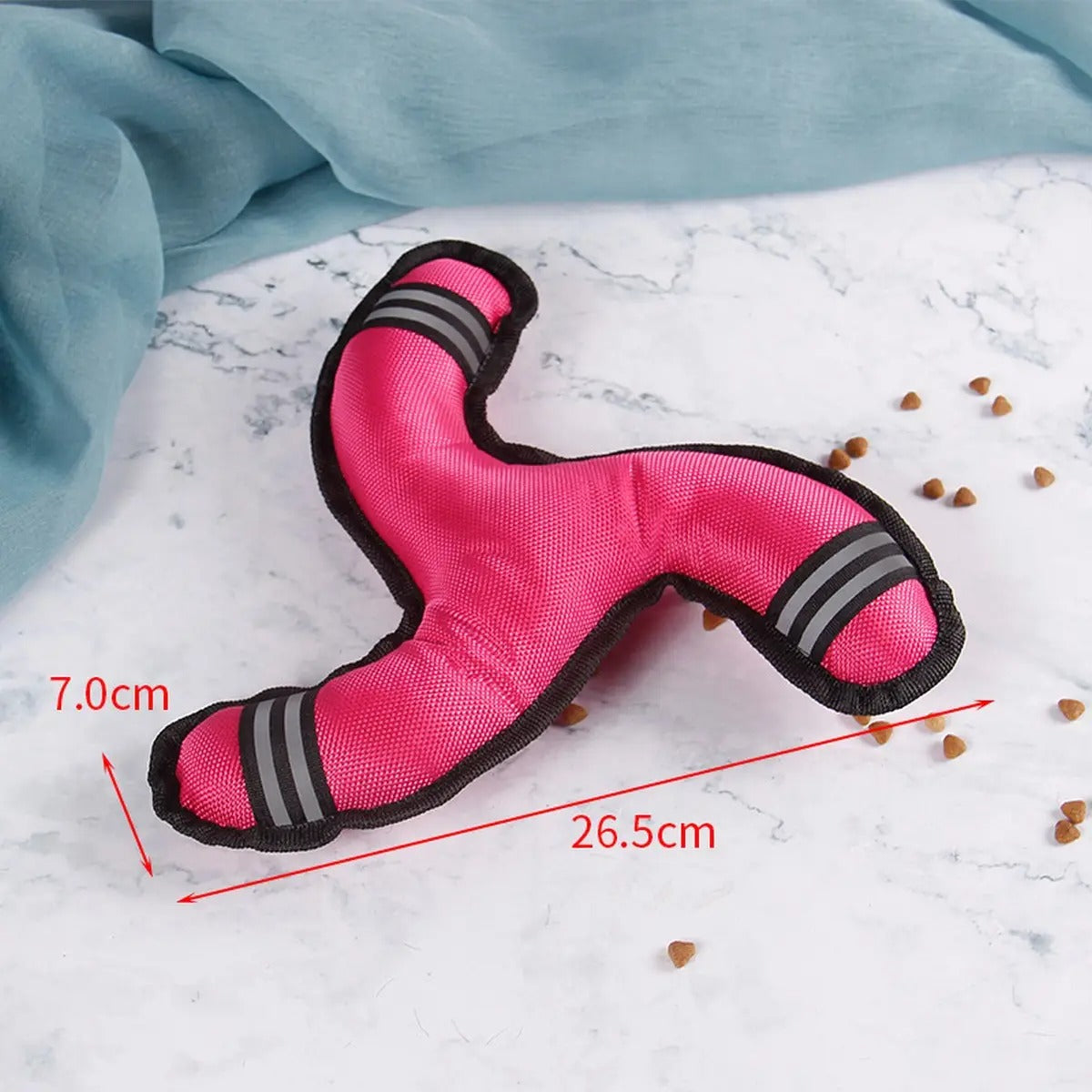 Oxford cloth triangle boomerang, pet training toy_CWMM5458