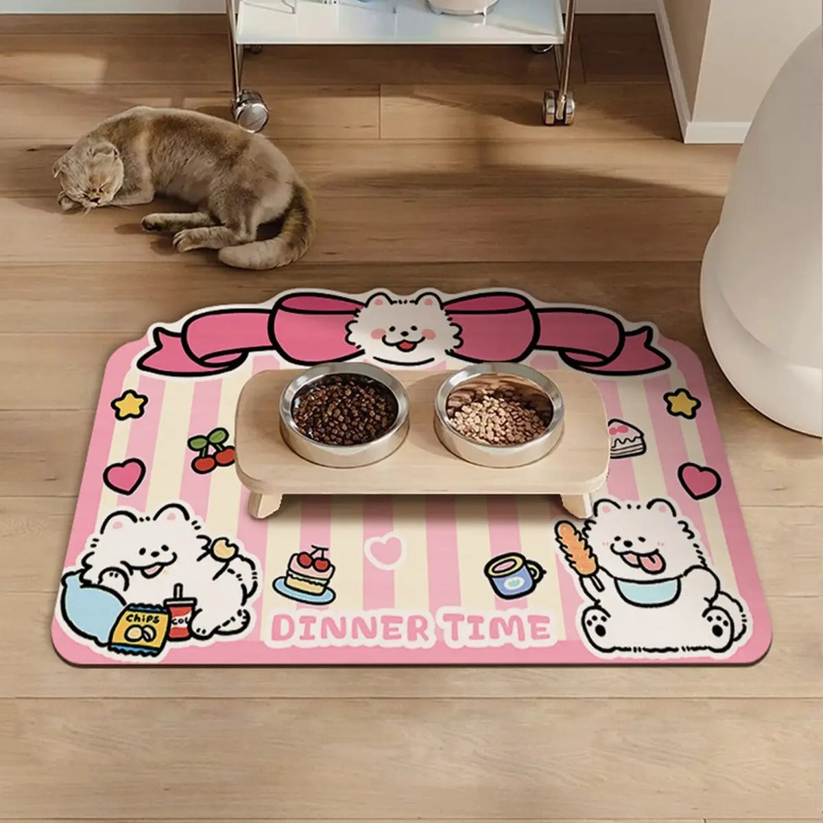 Cute Diatom Pet Mat – Quick-Dry & Easy to Clean_CWMM6081