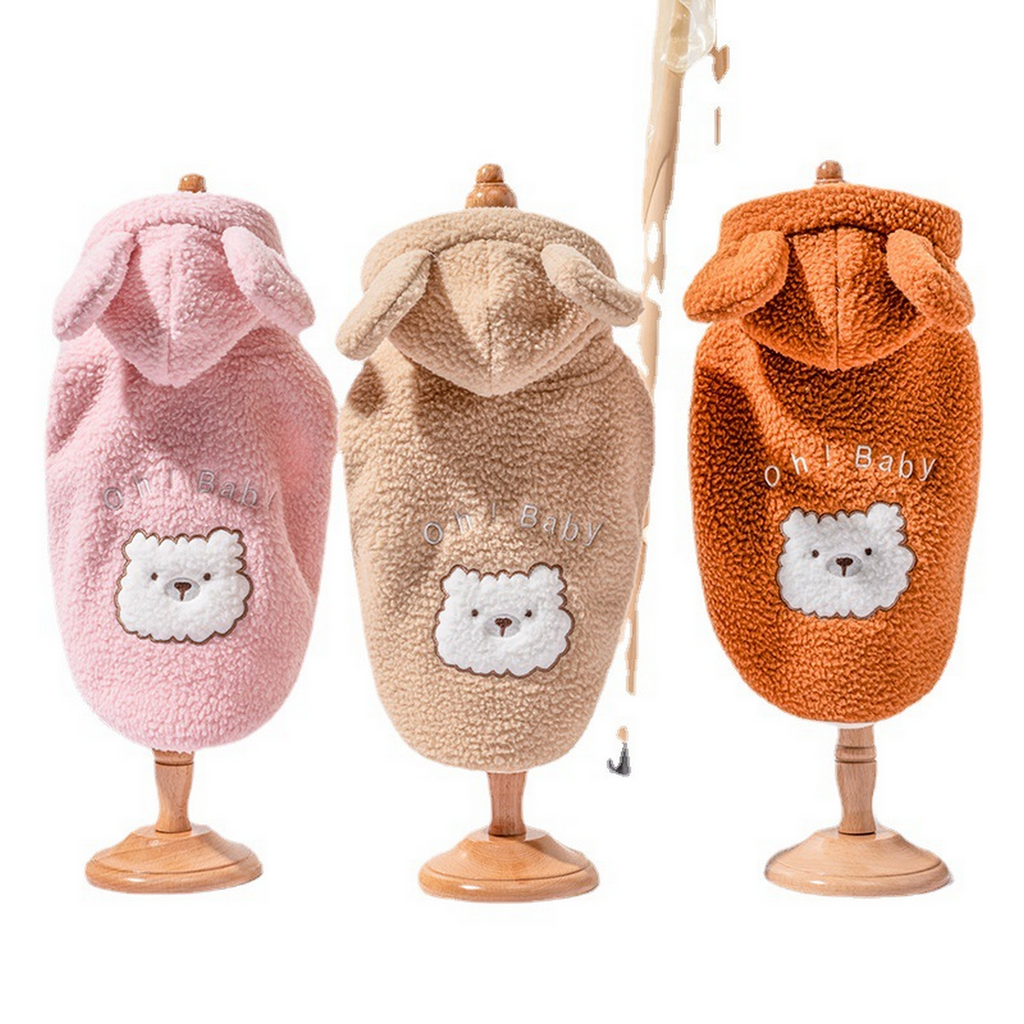 Lamb Wool Pet Vest – Cozy Small Dog & Cat Outfit_CWMM7354