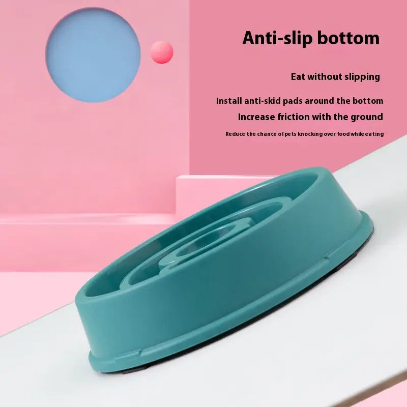 Slow Feeder Pet Dog/Cat Bowl, Anti-Choking_CWMM5229