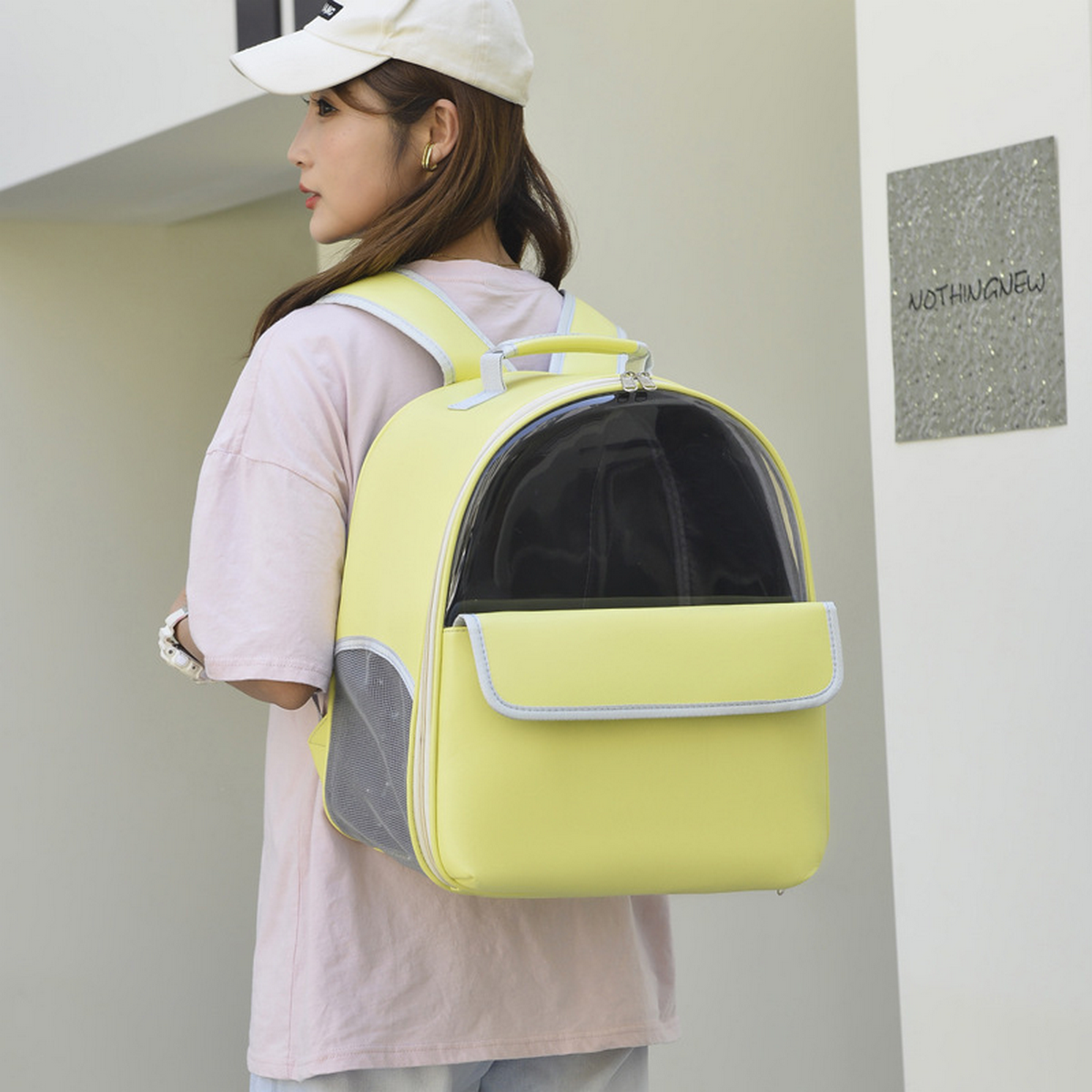 PawGlam Transparent Pet Backpack_CWMM6853
