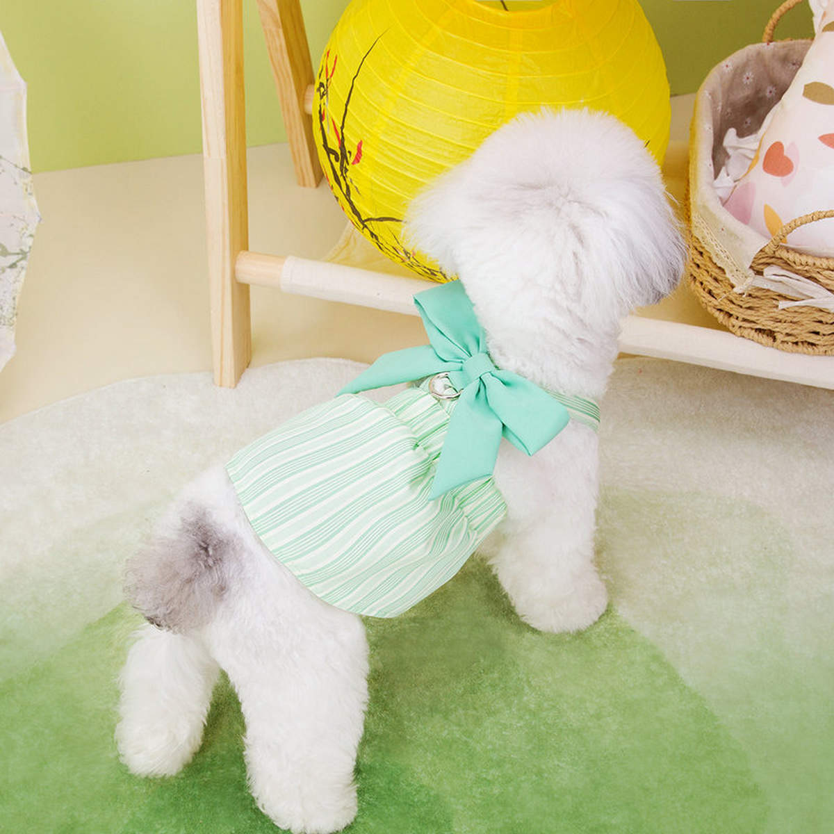 LeafyCharm Pet Dress Harness Set_CWMM6974