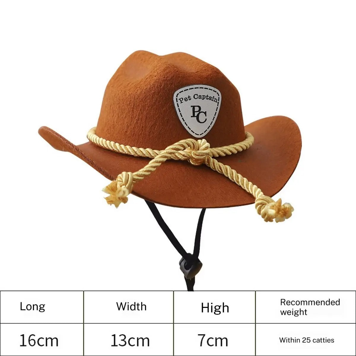 Cowboy Hat for Cats – Stylish Sun Hat for Persian_CWMM7262
