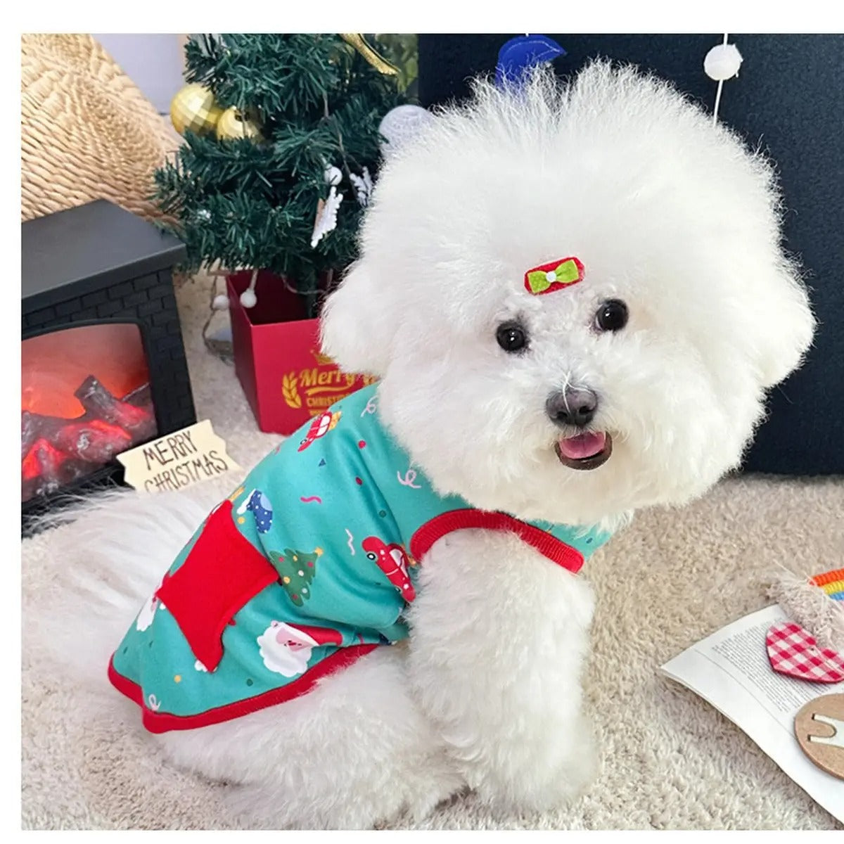All-Season Christmas Pet Vest for Small Dogs & Cats_CWMM5860