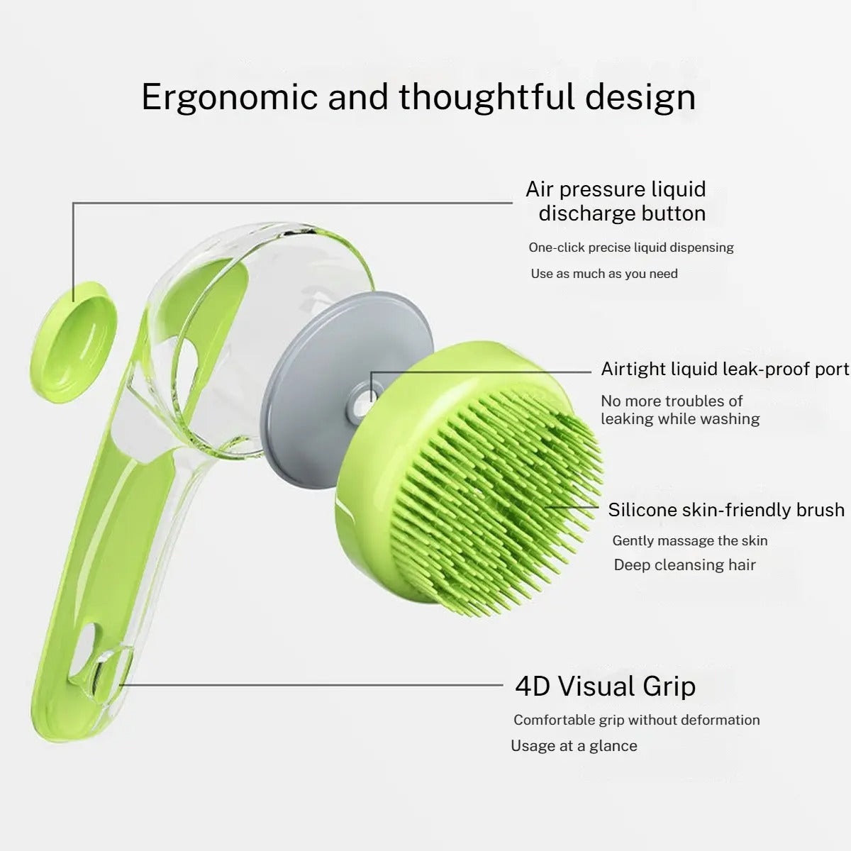 Long Handle Pet Bath Shampoo Brush Massager_CWMM6137
