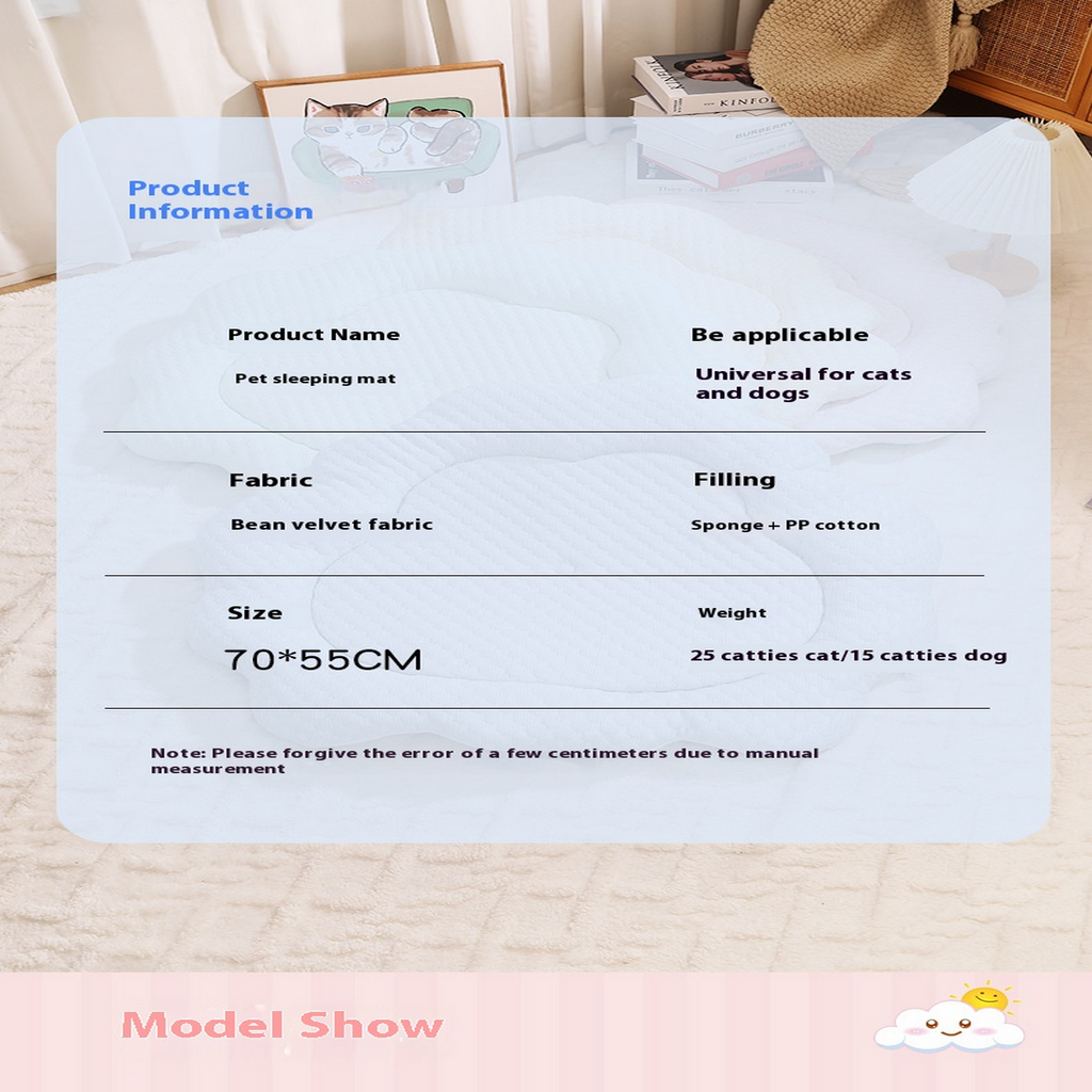 Cooling Pet Bed Mat – All Season Dog Cat Nest_CWMM7926